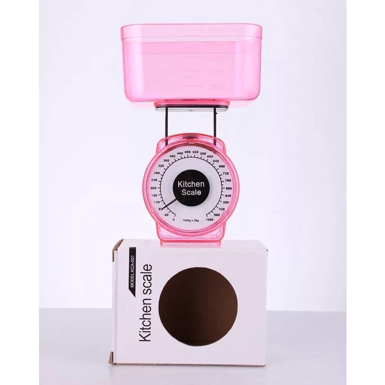 Cân mini nhà bếp trọng lượng 1 kg Kitchen Scale có vạch chia dung tích tiện lợi cân nguyên liệu làm bánh