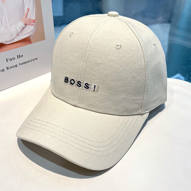 Mũ Lưỡi Trai Nón Kết Nhung Cao Cấp Thêu Chữ Boss 443 Phong Cách Ulzzang Form Unisex Nam Nữ - Hazo