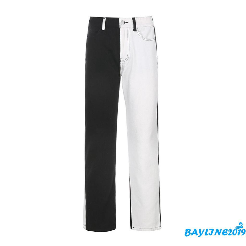 Quần Jeans Dài Ống Rộng Thời Trang Dành Cho Nữ