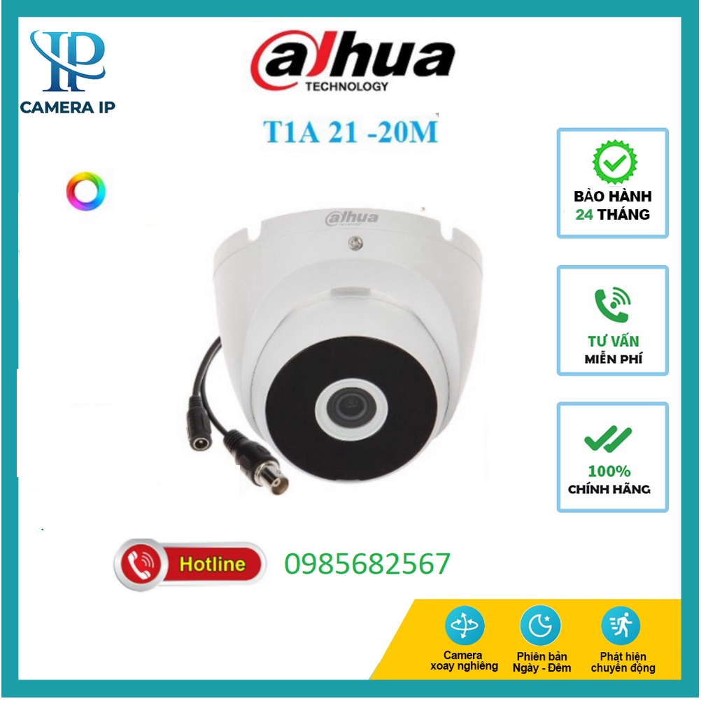 Camera 2MP Dahua 1080P HAC - T1A21P T2A21P