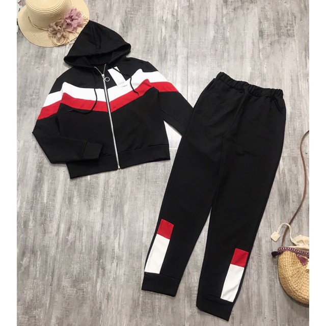 bộ quần áo thể thao nỉ nữ🌱 FREESHIP đơn 150K🌱 bộ quần áo thu đông nữ kiểu dáng thời trang Hàn Quốc | BigBuy360 - bigbuy360.vn