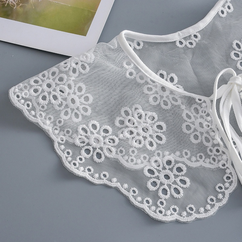 Áo Choàng Ren Lưới Xuyên Thấu Họa Tiết Chấm Bi Thêu Hoa Xinh Xắn Thời Trang Mùa Hè Cho Nữ