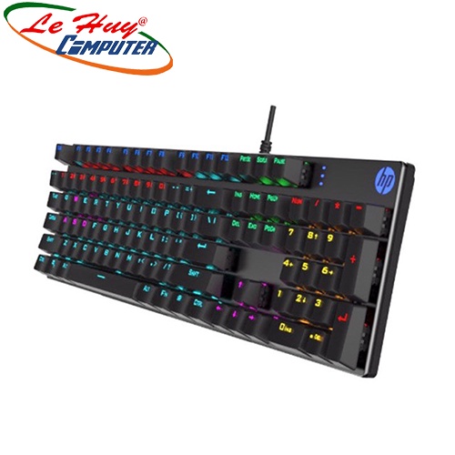Bàn phím cơ blue switch HP GK400F LED USB