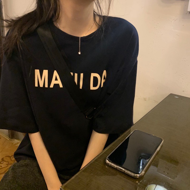 ÁO THUN TAY LỠ FORM RỘNG NỮ MATIDA CỰC ĐẸP