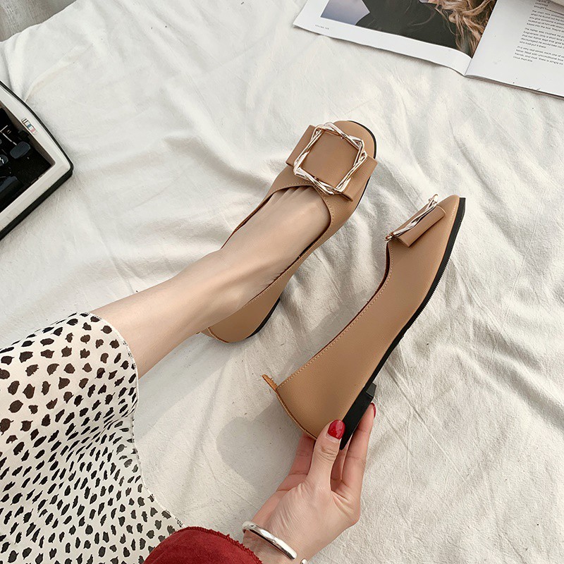 Giày Búp Bê Mũi Vuông Thời Trang Xuân Hè 2021 Cho Nữ | BigBuy360 - bigbuy360.vn