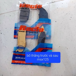 Bố thắng trước + sau msx 125 recto, thái lan.