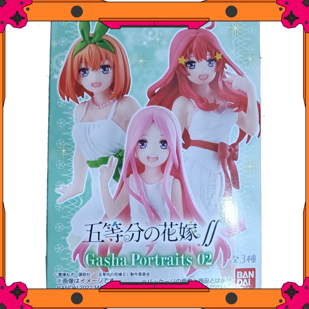 Mô Hình Bandai Gasha Portraits - Gotoubun no Hanayome / The Quintessential Quintuplets Vol 02