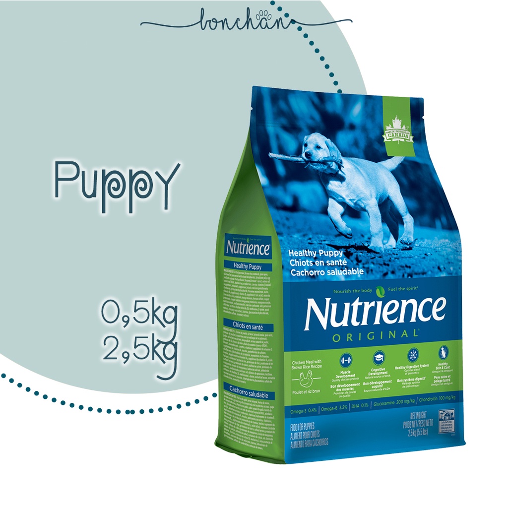 Hạt Nutrience Original Puppy cho chó con túi 500g - 2,5kg
