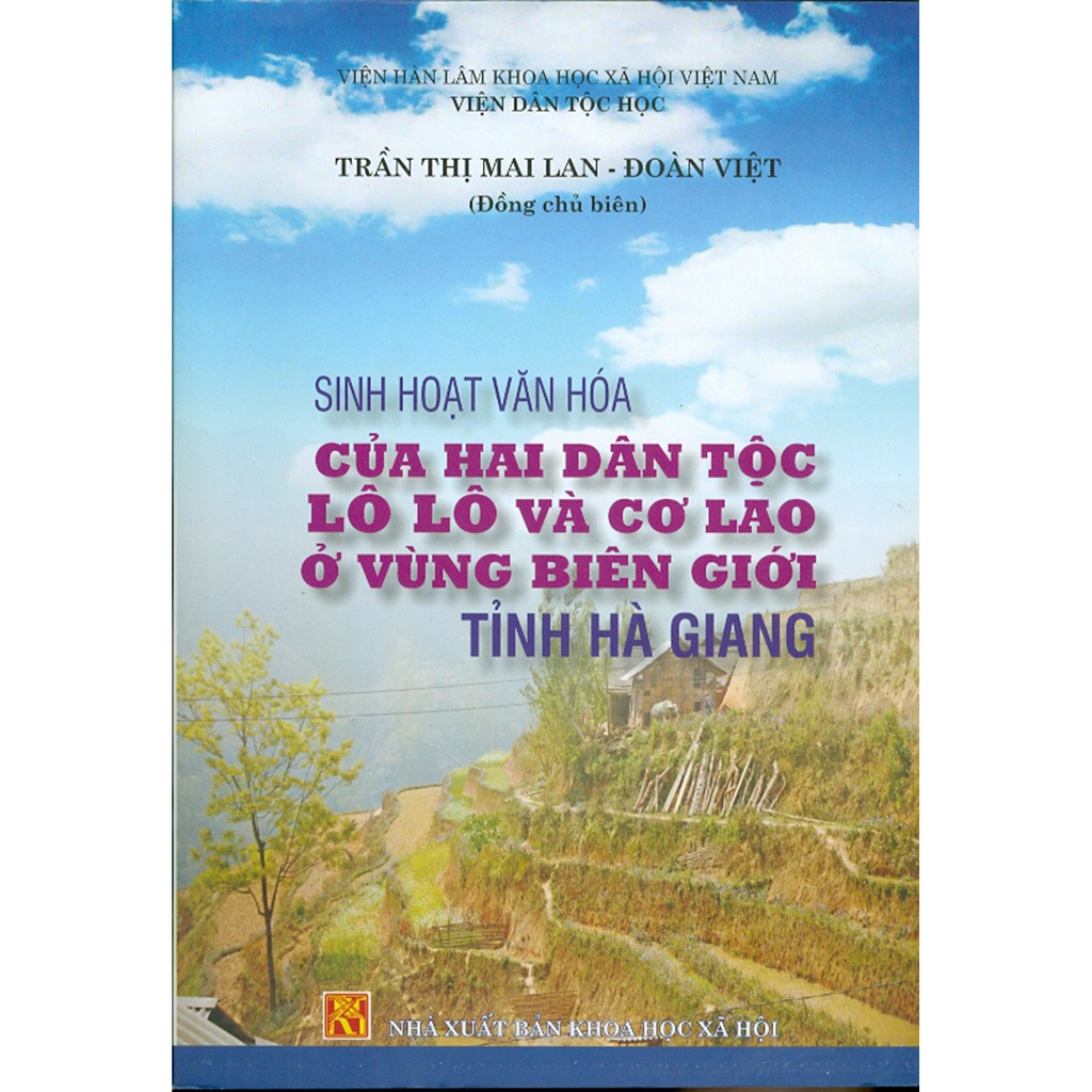 Sách - Sinh Hoạt Văn Hóa Của Hai Dân Tộc Lô Lô Và Cơ Lao Ở Vùng Biên Giới Tỉnh Hà Giang