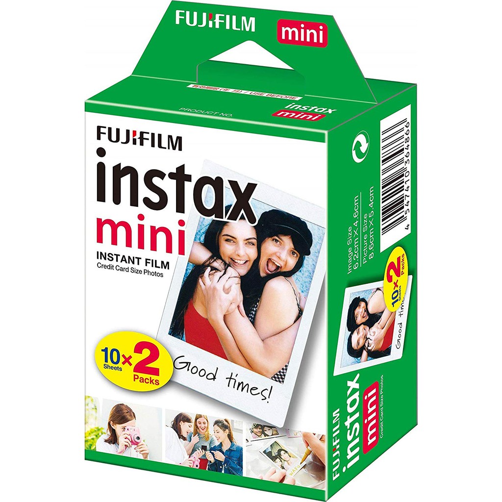 Phim máy ảnh Fujifilm Instax ColorFilm Mini 20 tấm, 10 tấm - Hàng chính hãng