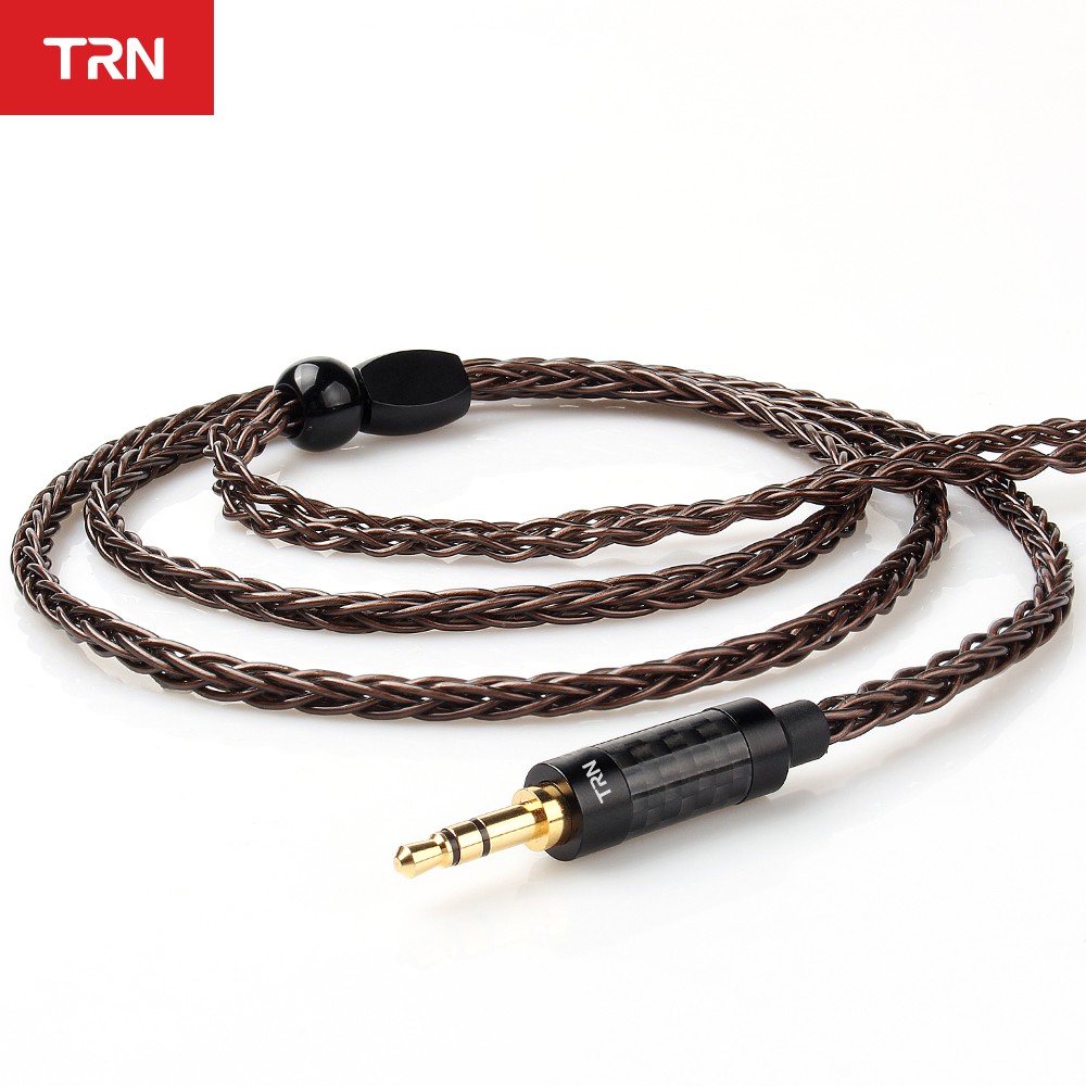 Cáp Nối Tai Nghe 3.5mm Trn T4 8 Core Occ Kèm Mmcx / 2pin Cho Trn V90 V80 V10 Ba5 St1