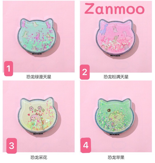 Gương mini 2 mặt Zanmoo cat