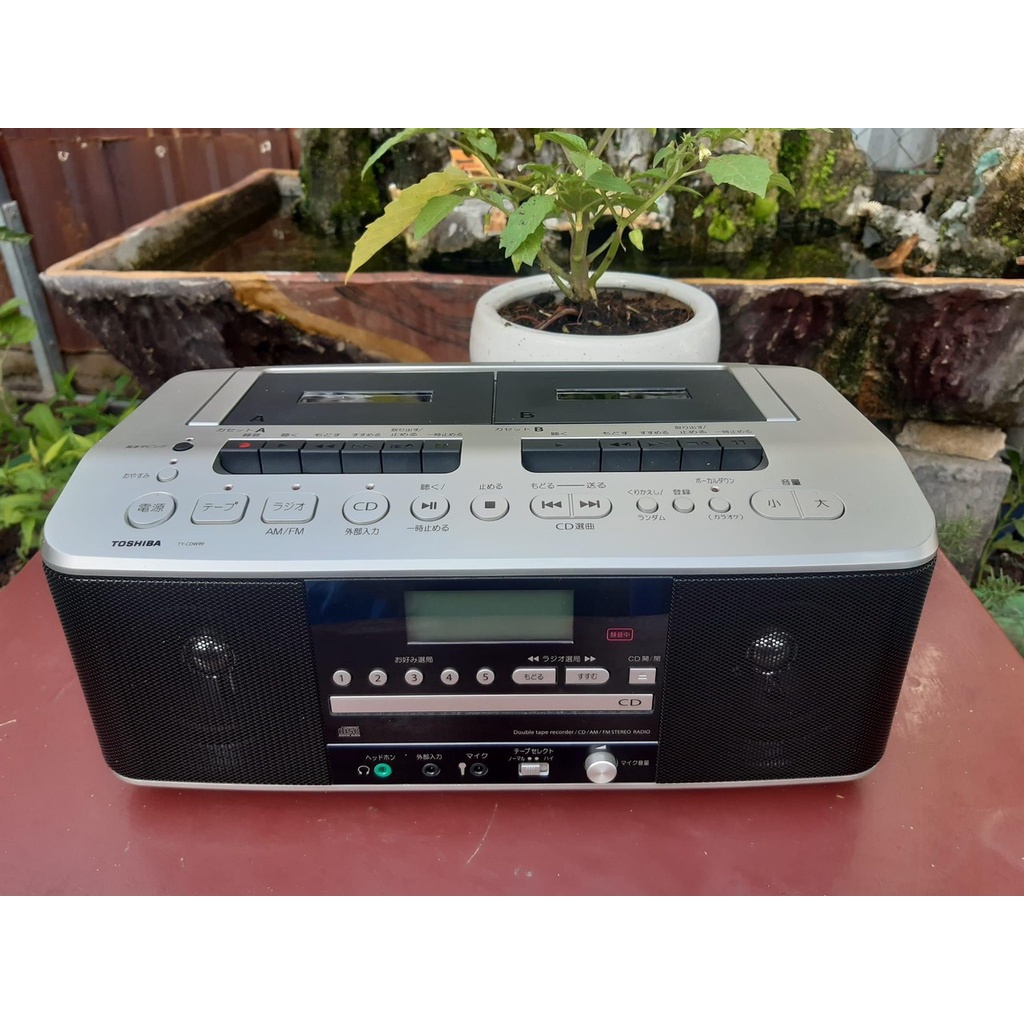 ĐÀI RADIO CASSETTE, CD Toshiba TY-CDW99 NHẬT BẢN