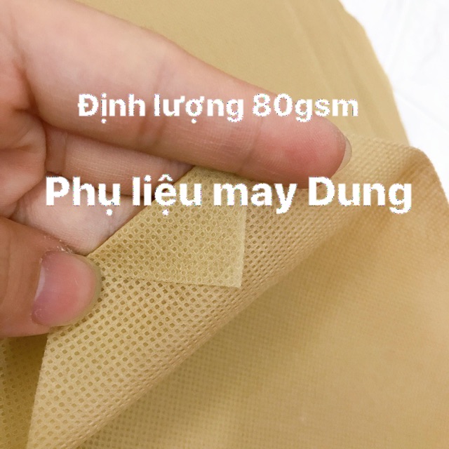 Vải không dệt may khẩu trang định lượng 80gsm