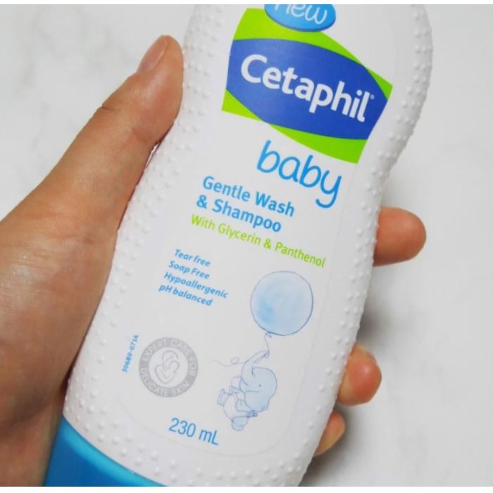 Sữa Tắm Gội 2 In 1 Cho Bé Cetaphil Baby Gentle Wash & Shampoo 230ml