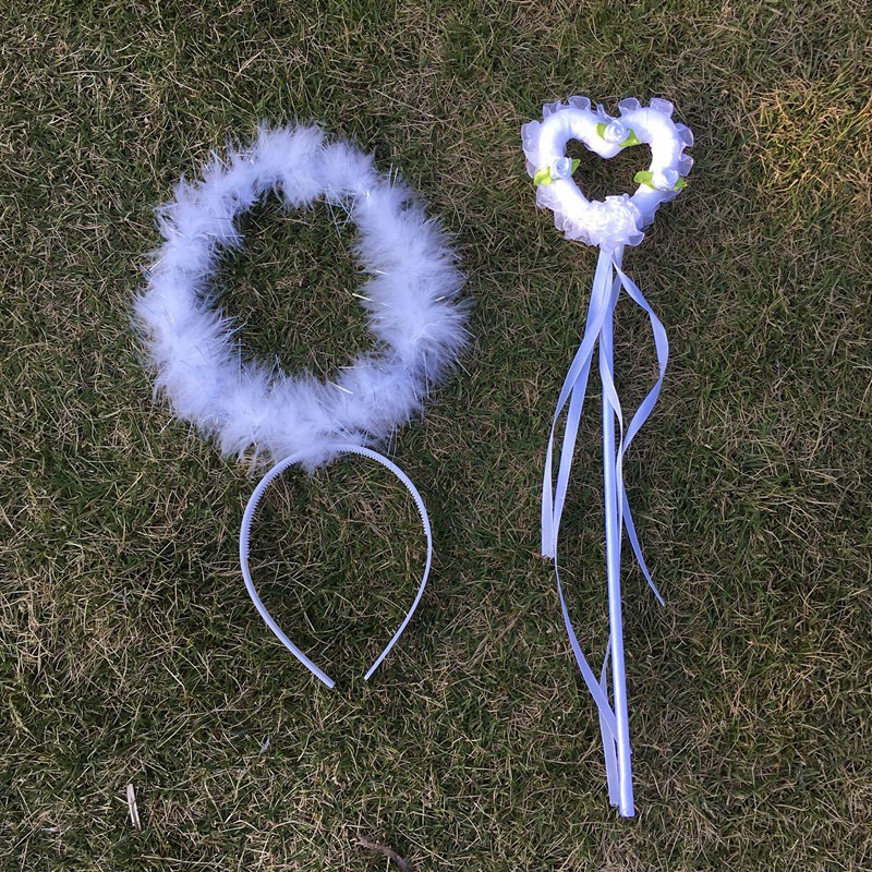 CÂY GẬY THIÊN THẦN 38CM ĐẠO CỤ HÓA TRANG THIÊN THẦN,COSPLAY