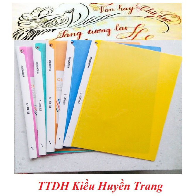 Kẹp file tài liệu rút xoay chiều Magnolia TL-324