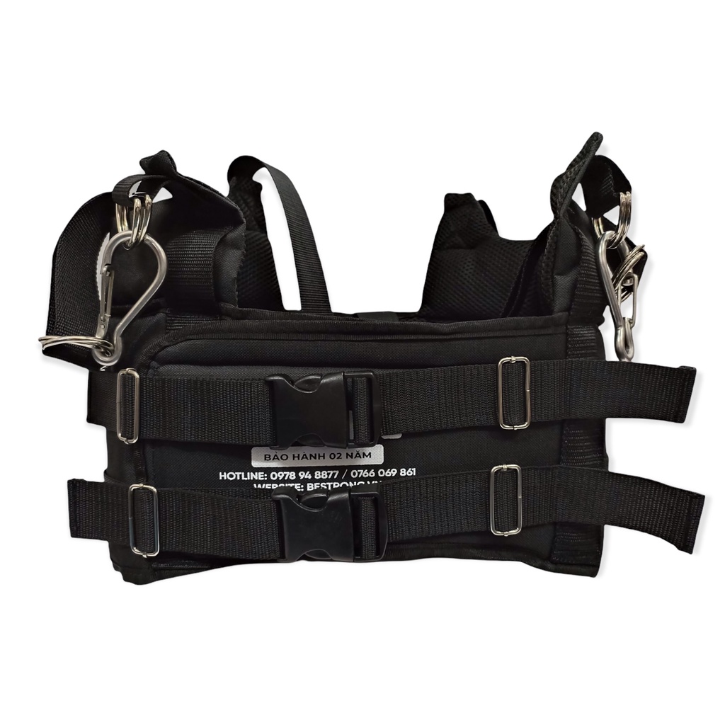 Đai Treo Xà Đơn Kéo Dãn Cột Sống - Có Đệm Nách Dày - Móc Sắt Loại Mới - Cải Thiện Thoát Vị, Thoái Hóa