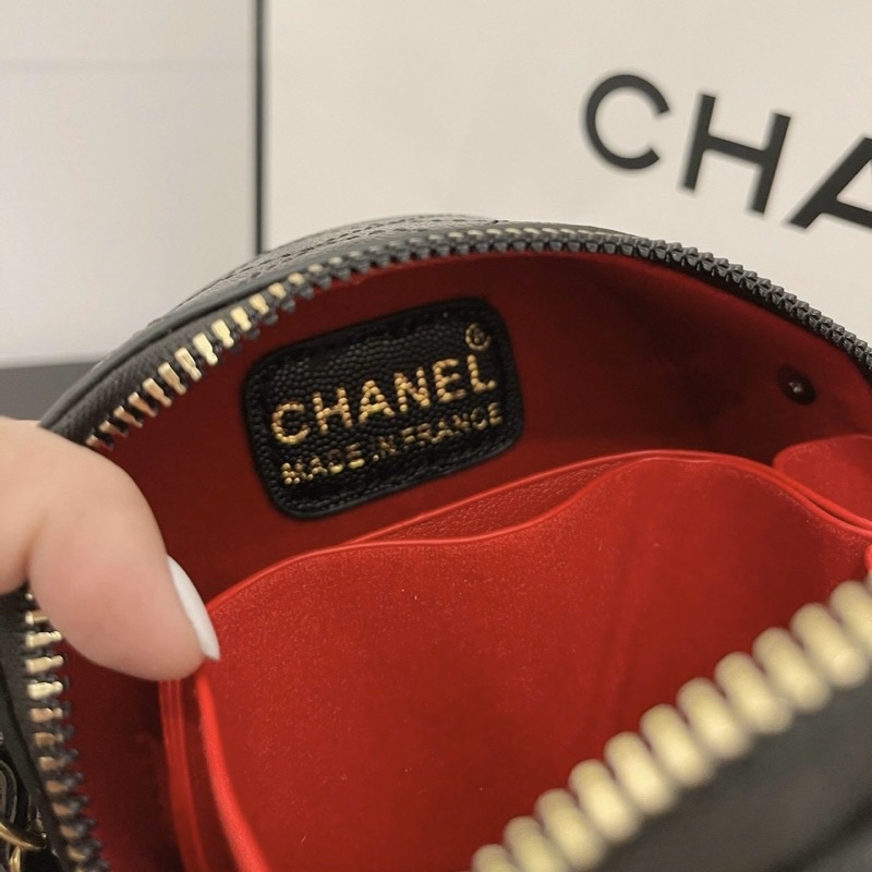 Túi trống tròn nhỏ xinh kèm dây da pha xích đeo chéo phong cách nhất 2020