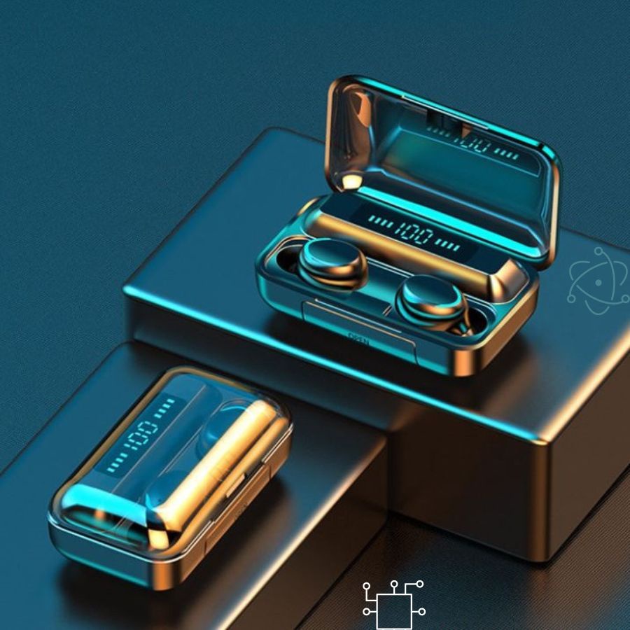 Tai Nghe Bluetooth Không Dây F9 Pro TWS 5.0 Có Micro Nghe Gọi Cảm Ứng Chạm Chơi Game Giảm Tiếng Ồn - F9Pro- Leli_store