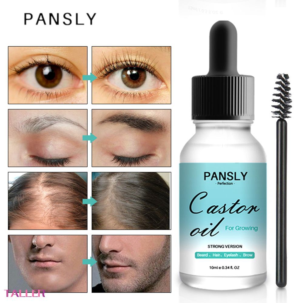 Tinh dầu hạt thầu dầu PANSLY kích thích mọc lông mi/lông mày/râu hiệu quả 10ml