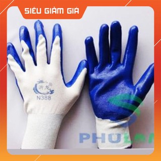 SỈ 10 ĐÔI GĂNG TAY SƠN XANH 388 HÀNG SỊN