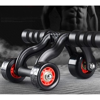 Dụng cụ tập cơ bụng 3 bánh ab slimmer cao cấp cho cả nam và nữ tặng kèm thảm tập