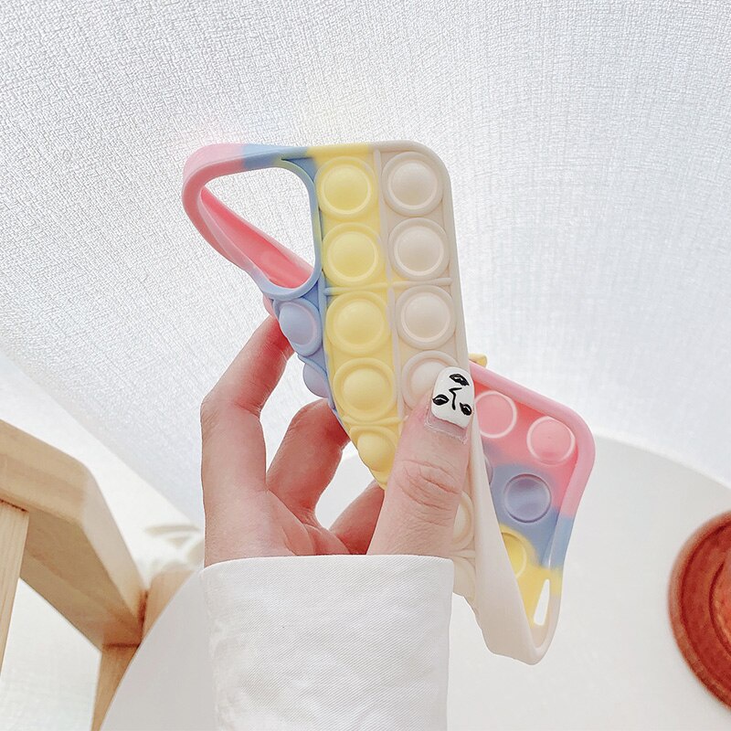 Ốp Điện Thoại Silicon Mềm Hình Đồ Chơi Giảm Căng Thẳng Cho for iphone 12 Mini 11 Pro X Xr Xs Max 7 8 Plus Se 2020