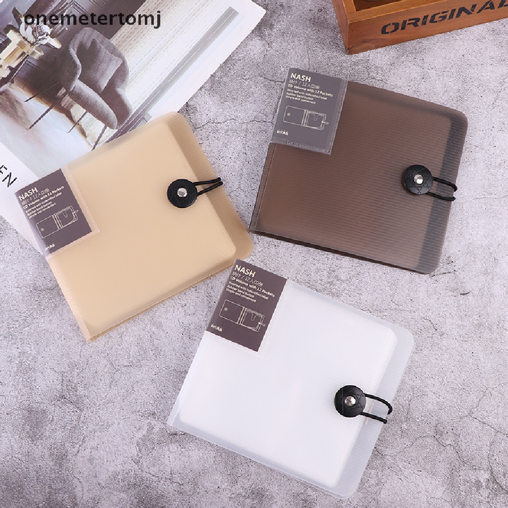 Bộ 12 Túi Đựng Đĩa CD DVD Có Khóa Cài Tiện Dụng