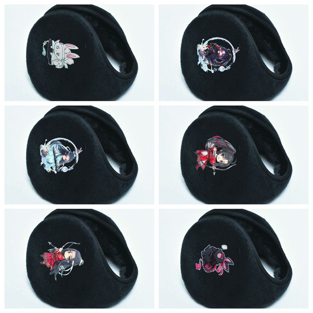 Bịt chụp tai giữ ấm nam nữ Ma Đạo Tổ Sư Mặc Hương Đồng Khứu đam mỹ anime chibi dễ thương xinh xắn quà tặng độc đáo