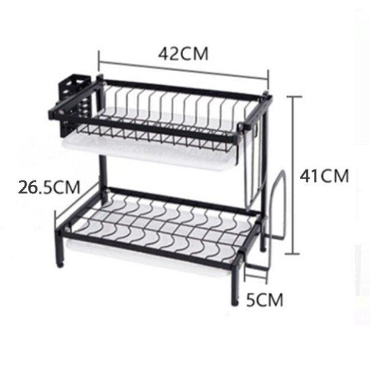 Kệ úp chén bát 3 tầng kèm khay hứng nước tiện ích KENA KN135-3 Hàng Việt Nam chất lượng cao | BigBuy360 - bigbuy360.vn