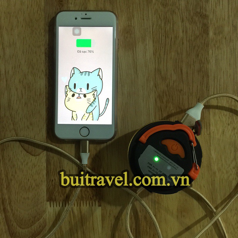 Đèn LED mini có sạc USB GL8213- Đèn treo lều dã ngoại- Bụi Travel