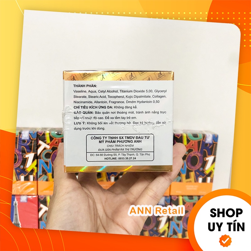 [Chính hãng] Kem Face Pháp A Cosmetics Whitening Face Cream - Mỹ Phẩm Phương Anh