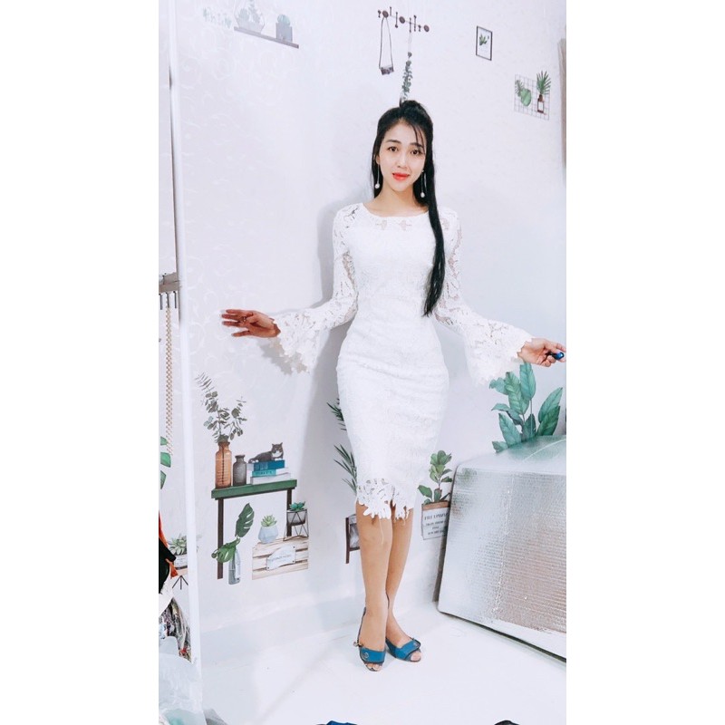 Đầm phối ren cao cấp