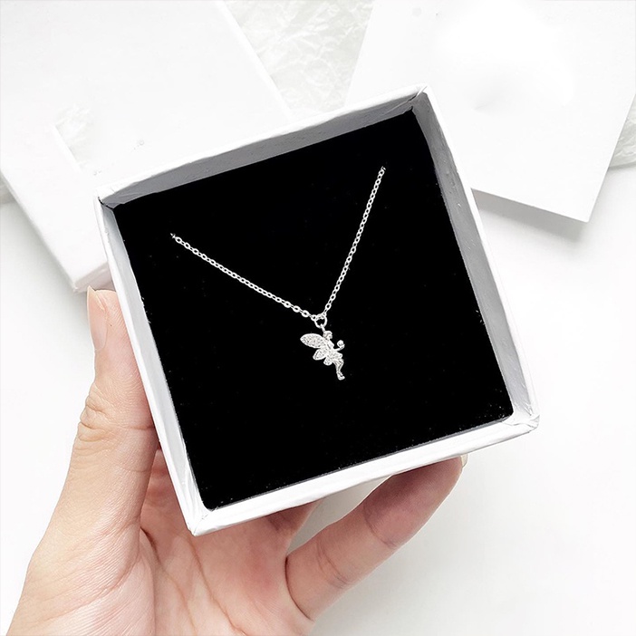 Dây chuyền bạc ATJ9082 thiết kê mặt thiên thần cao cấp , vòng cổ Angel Necklace -  ANTA Jewelry