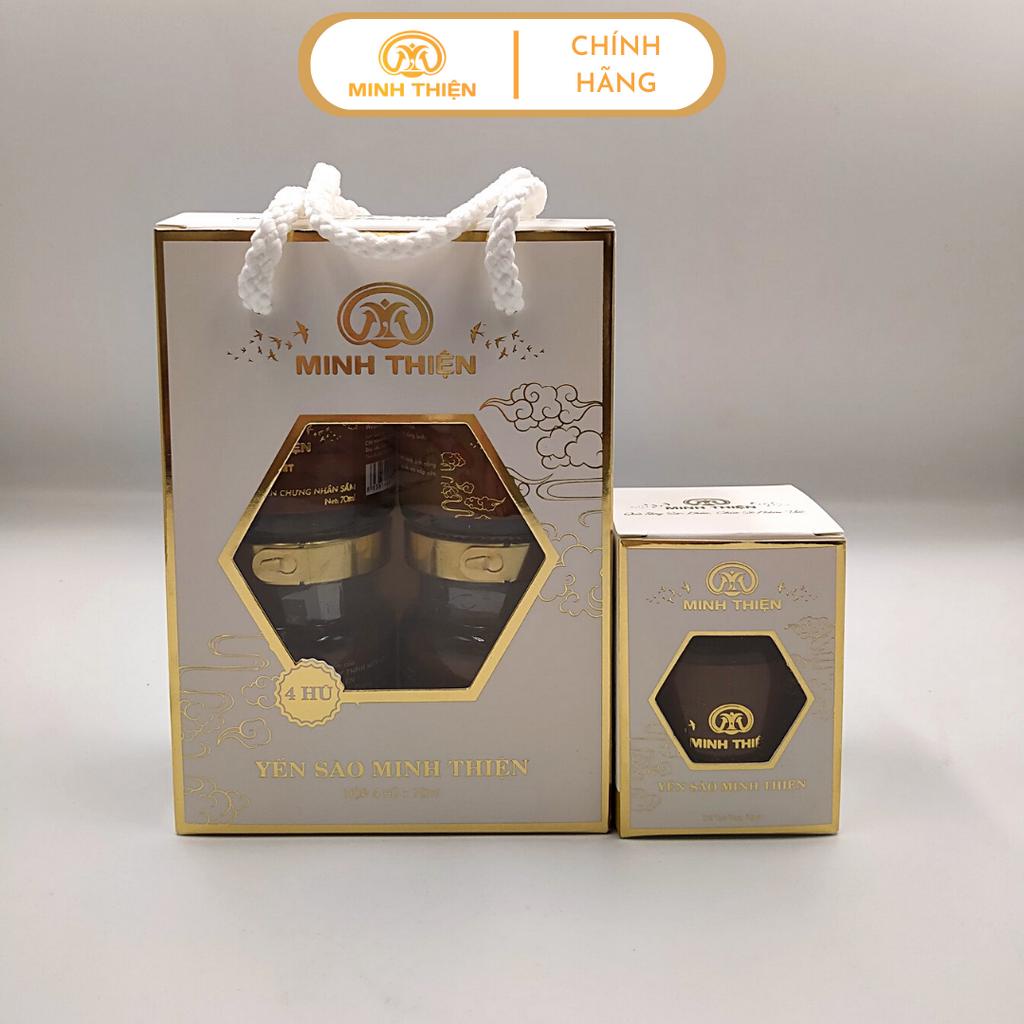 Yến chưng nhân sâm Minh Thiện Hộp 4 hũ