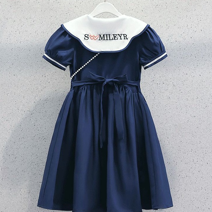 Đầm Công Chúa Cổ Búp Bê Thời Trang Mùa Hè Mới 2022 Dành Cho Bé Gái