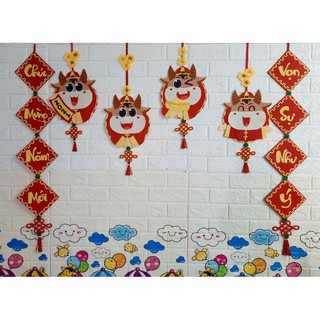 Sửu nhi trang trí tết (dài 40 cm)