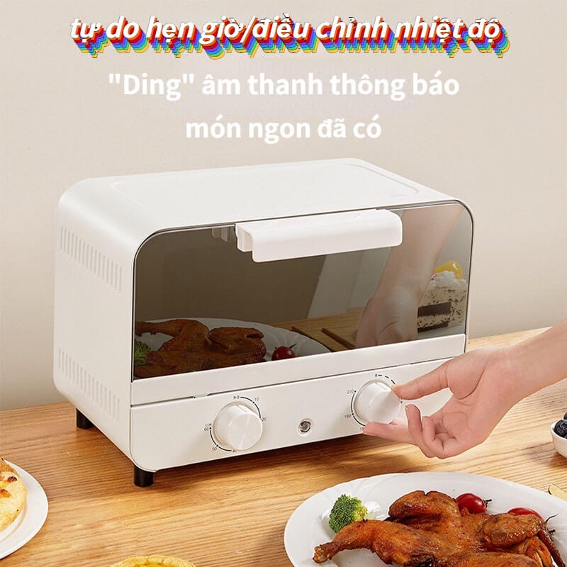 Lò nướng 10L chính hãng, dung tích 10 lít, dùng để nướng và quay thực phẩm