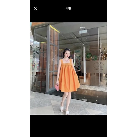 Đầm Ngắn BABYDOLL YIKO DRESS HỞ LƯNG thiết kế đan dây chéo quyến rũ phong cách ullzang form rộng oversize(kèm quần)