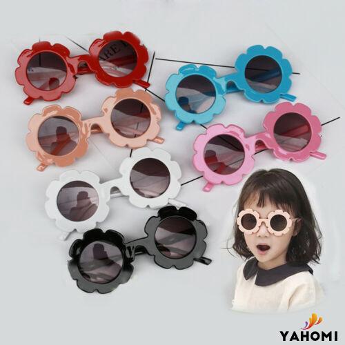 Kính mát trang trí hình bông hoa nhiều màu sắc xinh xắn cho bé gái