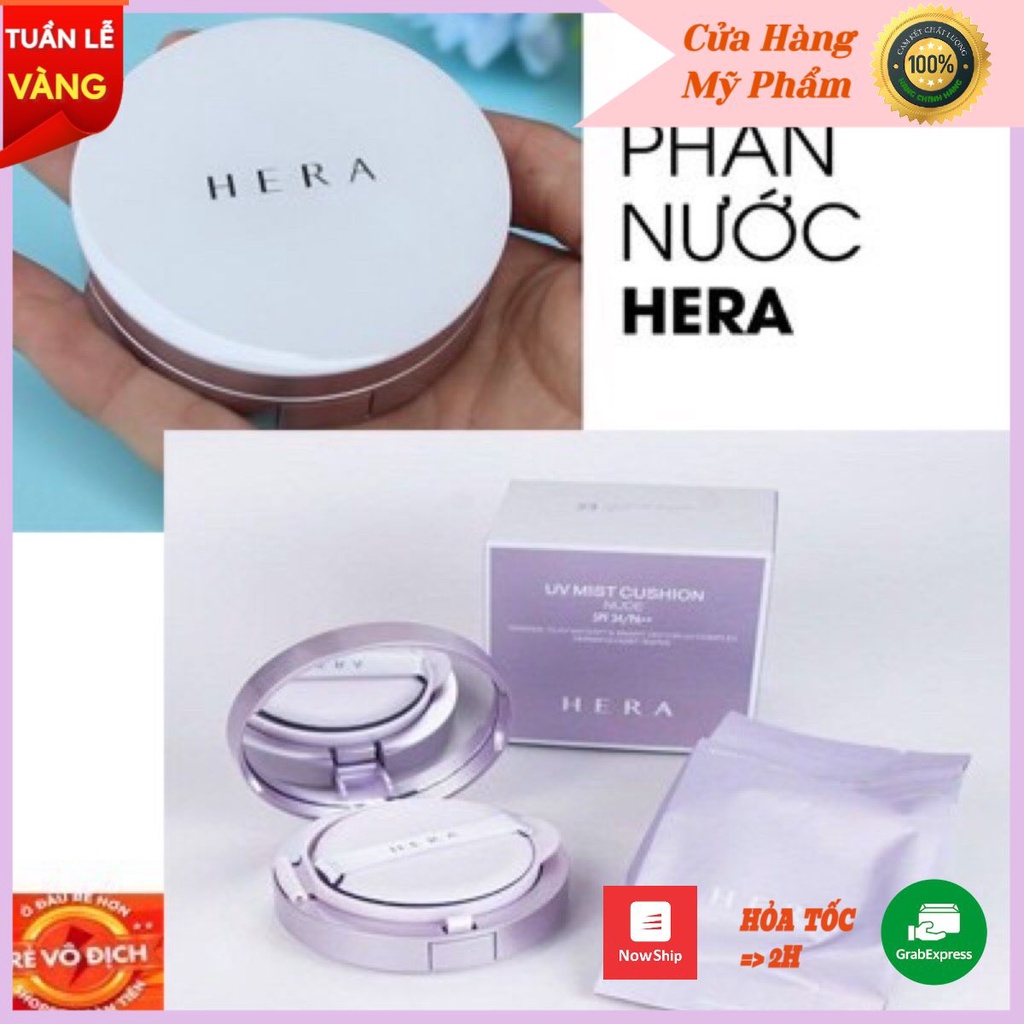 Phấn nước HERA kiềm dầu, mịn da , chống nắng TẶNG kèm lõi