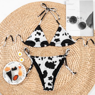 Bikini có mút nâng ngực thiết kế đan dây quyến rũ