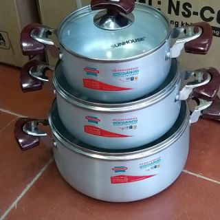 BỘ NỒI INOX SUNHOUSE