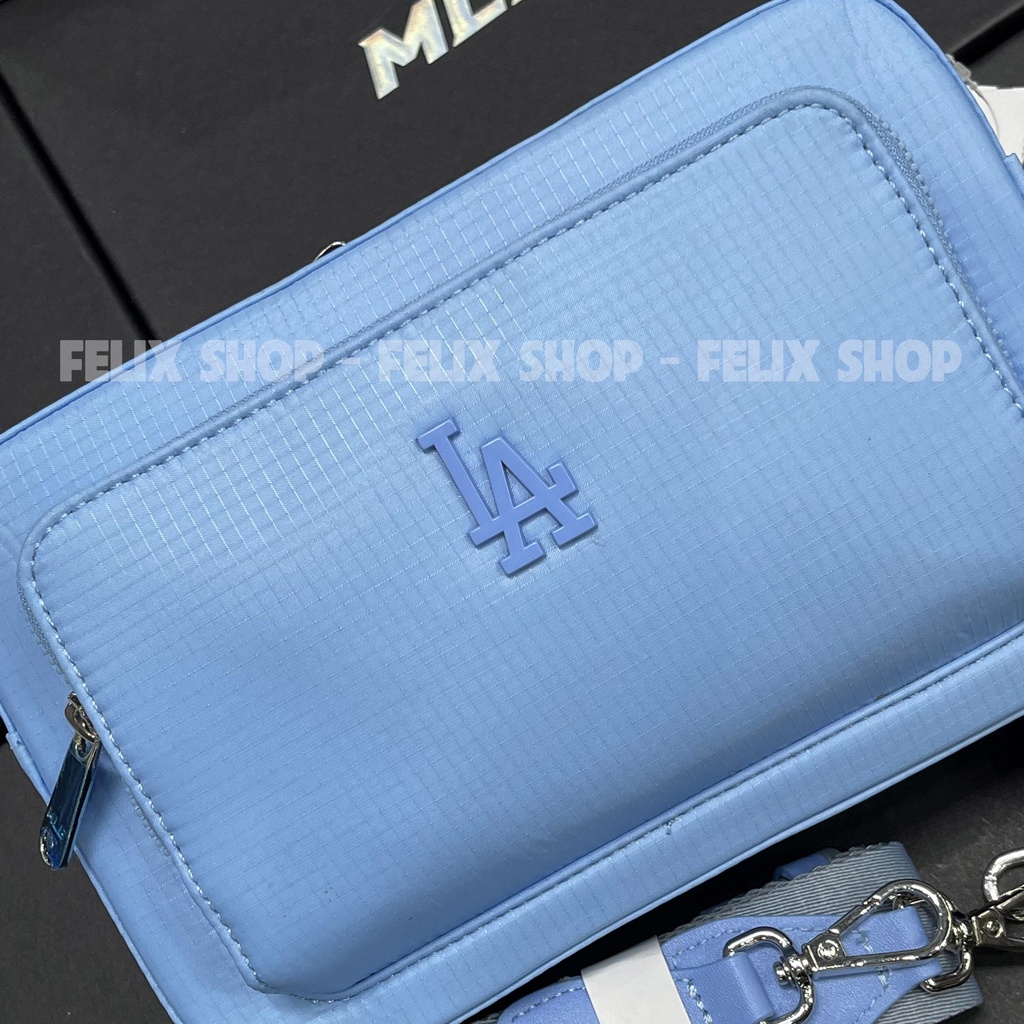 ✅ [ FELIX CHUẨN 1:1 + VIDEO ĐỦ MÀU] Túi Đeo Chéo MLB LA Industrial Crossbody Blue 32BGDI111 07S | CÓ SẴN 2 SIZE| MÀU MỚI