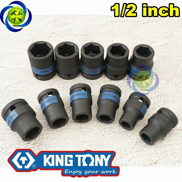 Tuýp đen ngắn  loại 1/2 KINGTONY 4535XX đủ size từ 8 - 34mm