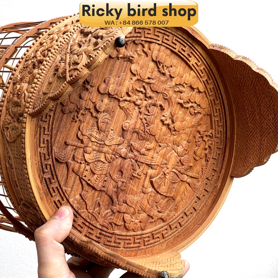 Lồng chim tre, Puteh bird cage -  Samkok design
