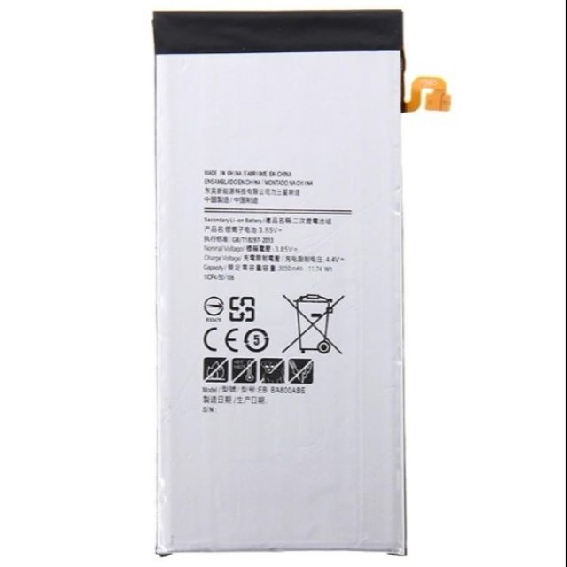 Pin Samsung Galaxy A8 2015 (A800) Dung Lượng 3050Mah xịn bảo hành 3 tháng