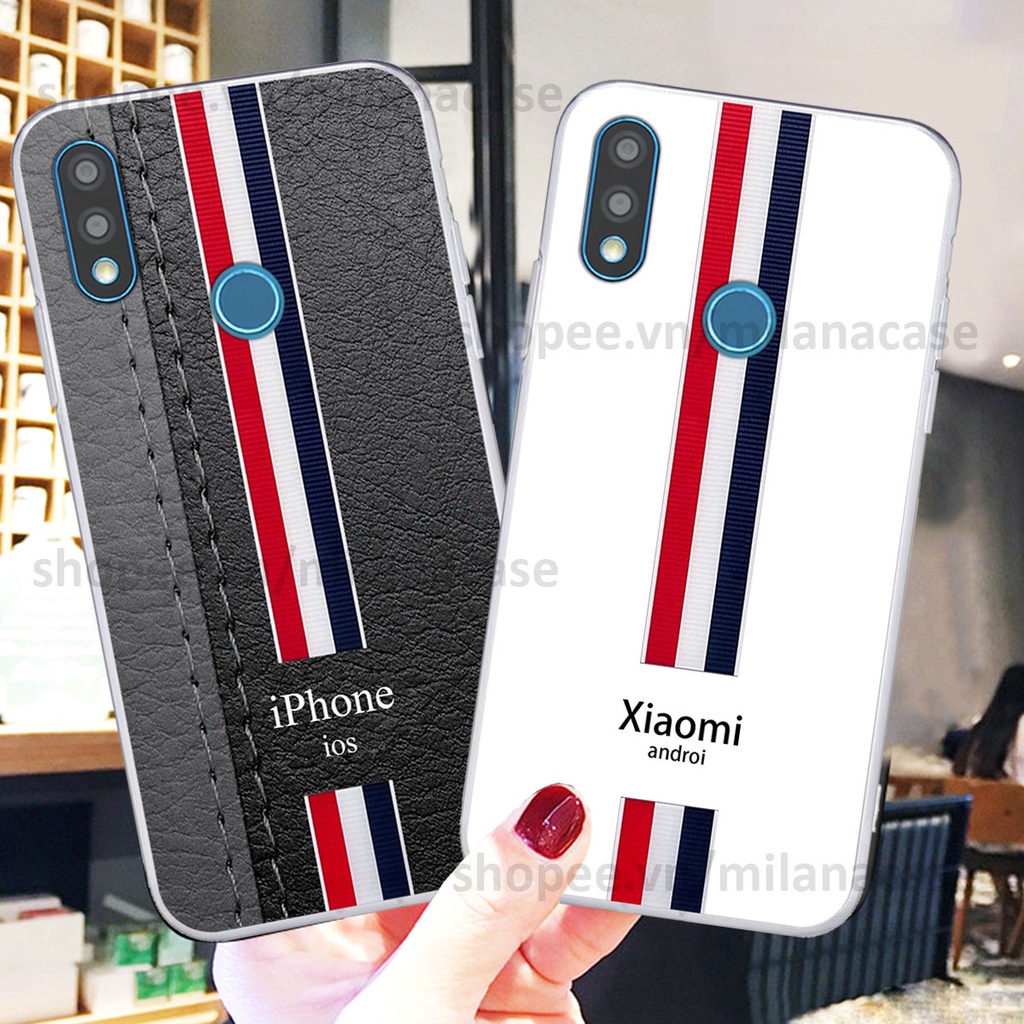 Ốp Vsmart Joy 2 Plus / Joy2+ in giả da phong cách thể thao, cá tính, thời trang