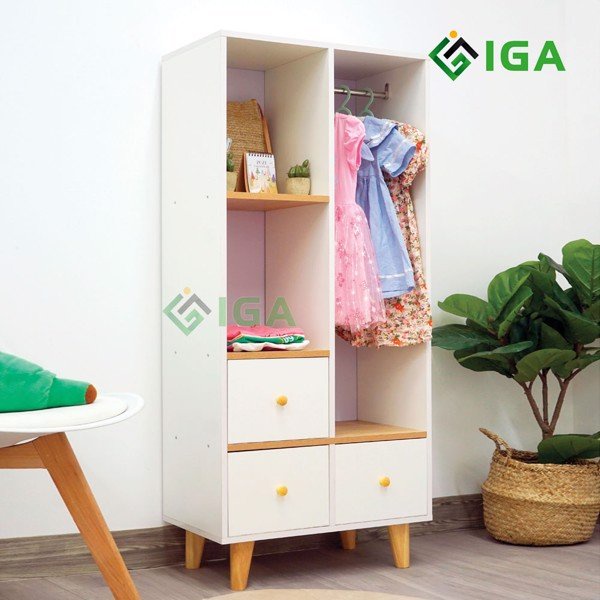 Tủ đồ đa năng hiện đại chính hãng IGA cho bé N Shelf- GP134.13